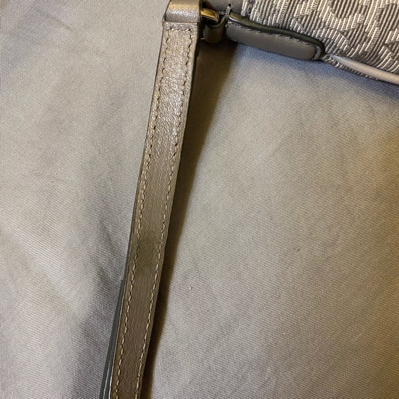 COACH Slim Gray Canvas Crossbody - Picture 7 of 8